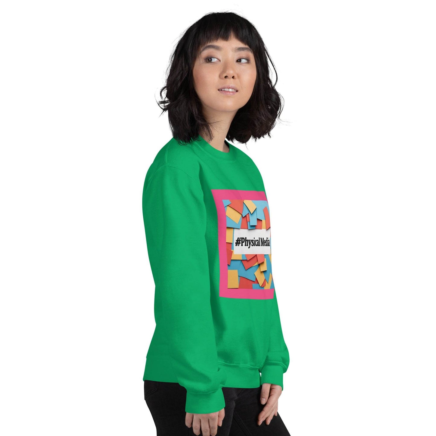 #PhysicalMedia Unisex Sweatshirt - Rare Plus Apparel!