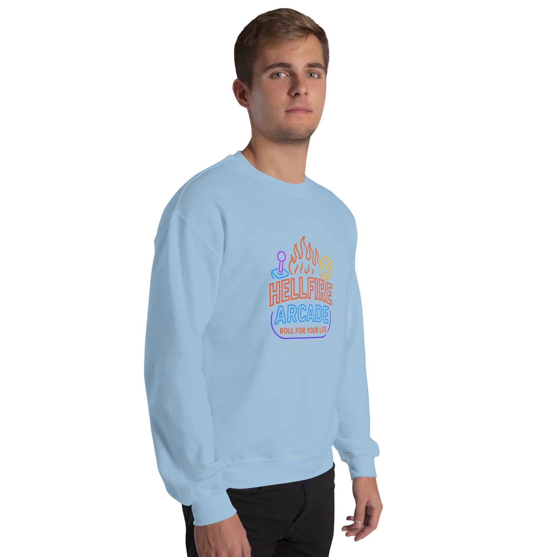Hellfire Arcade — Hawkins’ Premier Gaming Den Unisex Sweatshirt