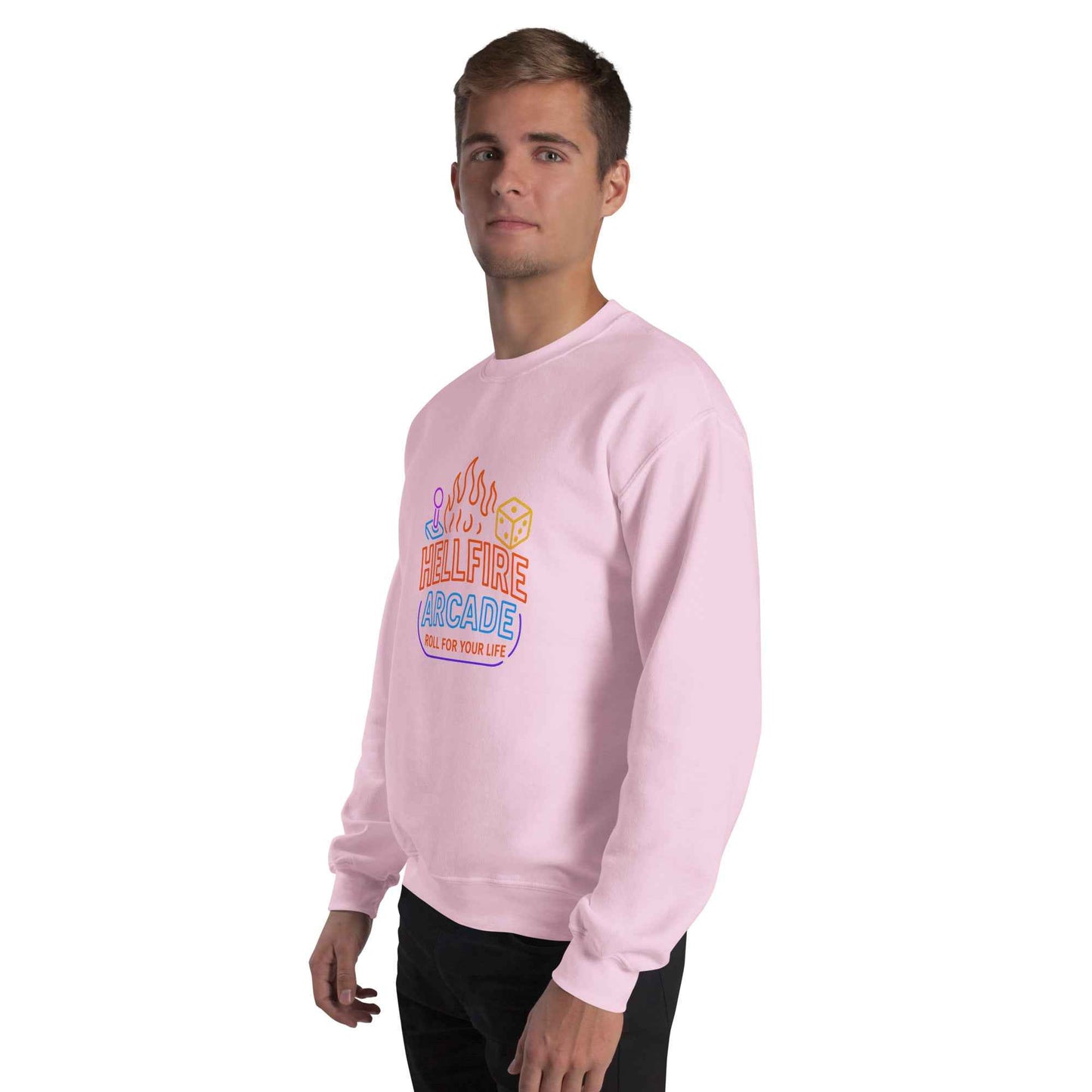 Hellfire Arcade — Hawkins’ Premier Gaming Den Unisex Sweatshirt