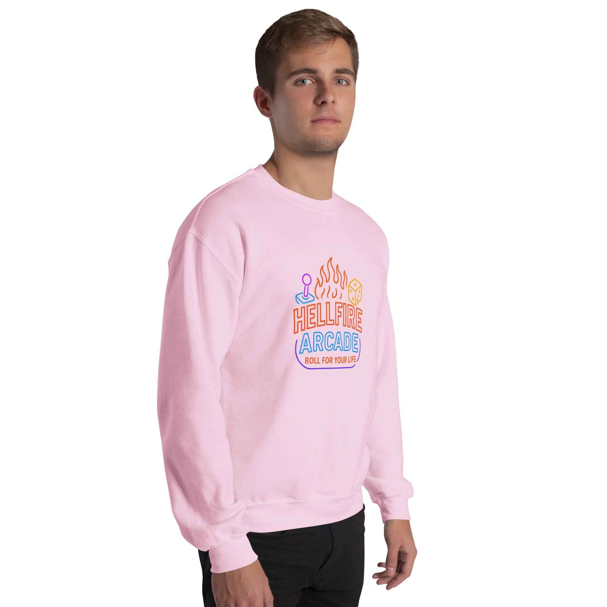 Hellfire Arcade — Hawkins’ Premier Gaming Den Unisex Sweatshirt