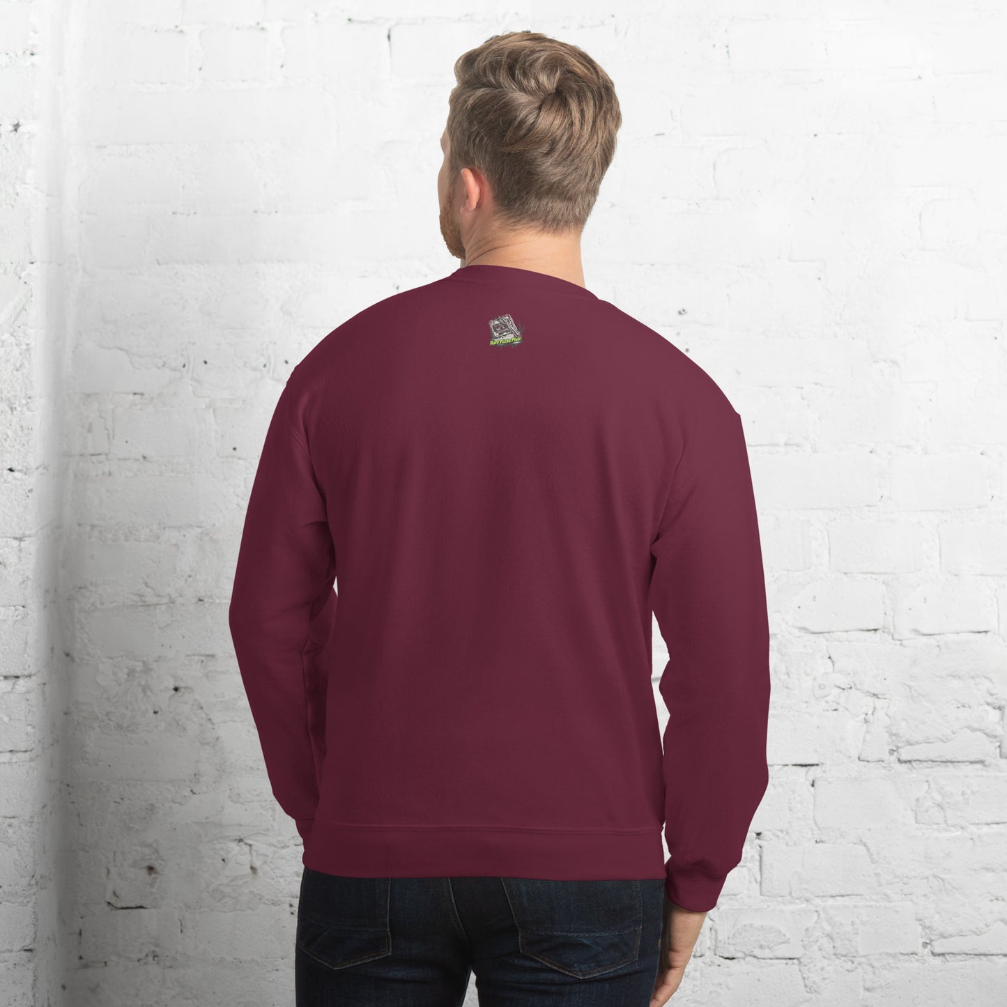 Demogorgon Records Unisex Sweatshirt from Rare Plus Apparel – unique movie & pop culture inspired design.