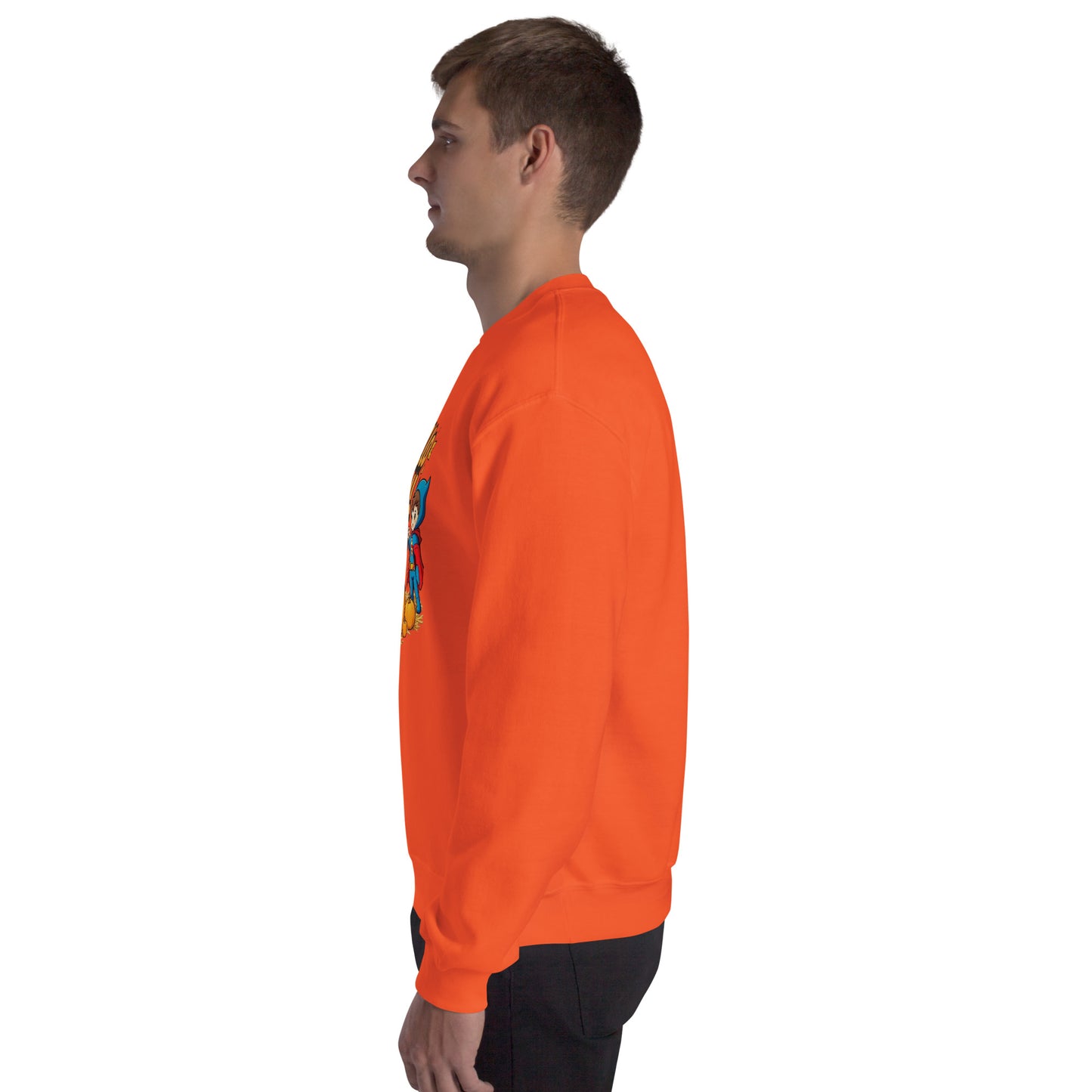 Hello Fall Unisex Sweatshirt from Rare Plus Apparel – unique movie & pop culture inspired design.