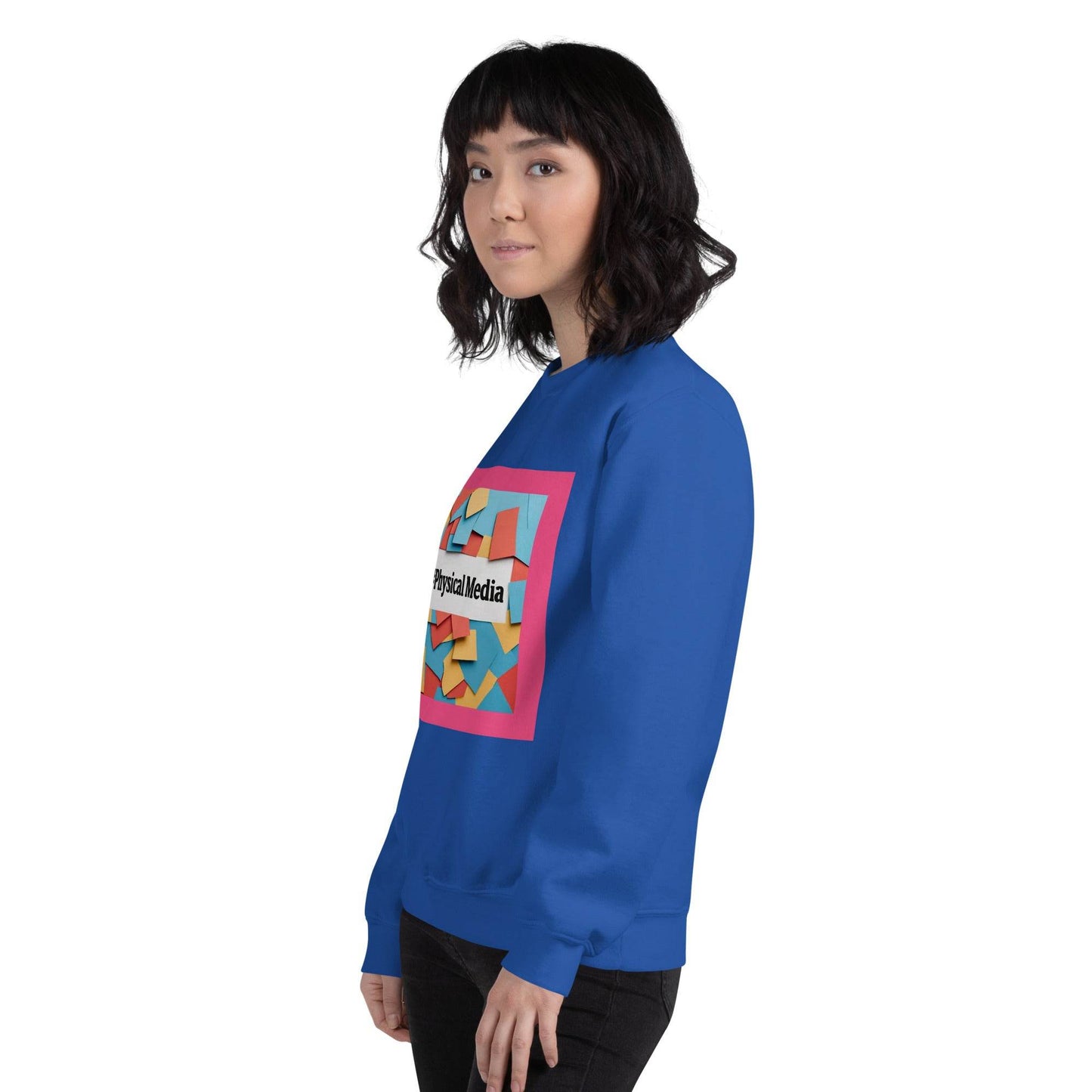 #PhysicalMedia Unisex Sweatshirt - Rare Plus Apparel!