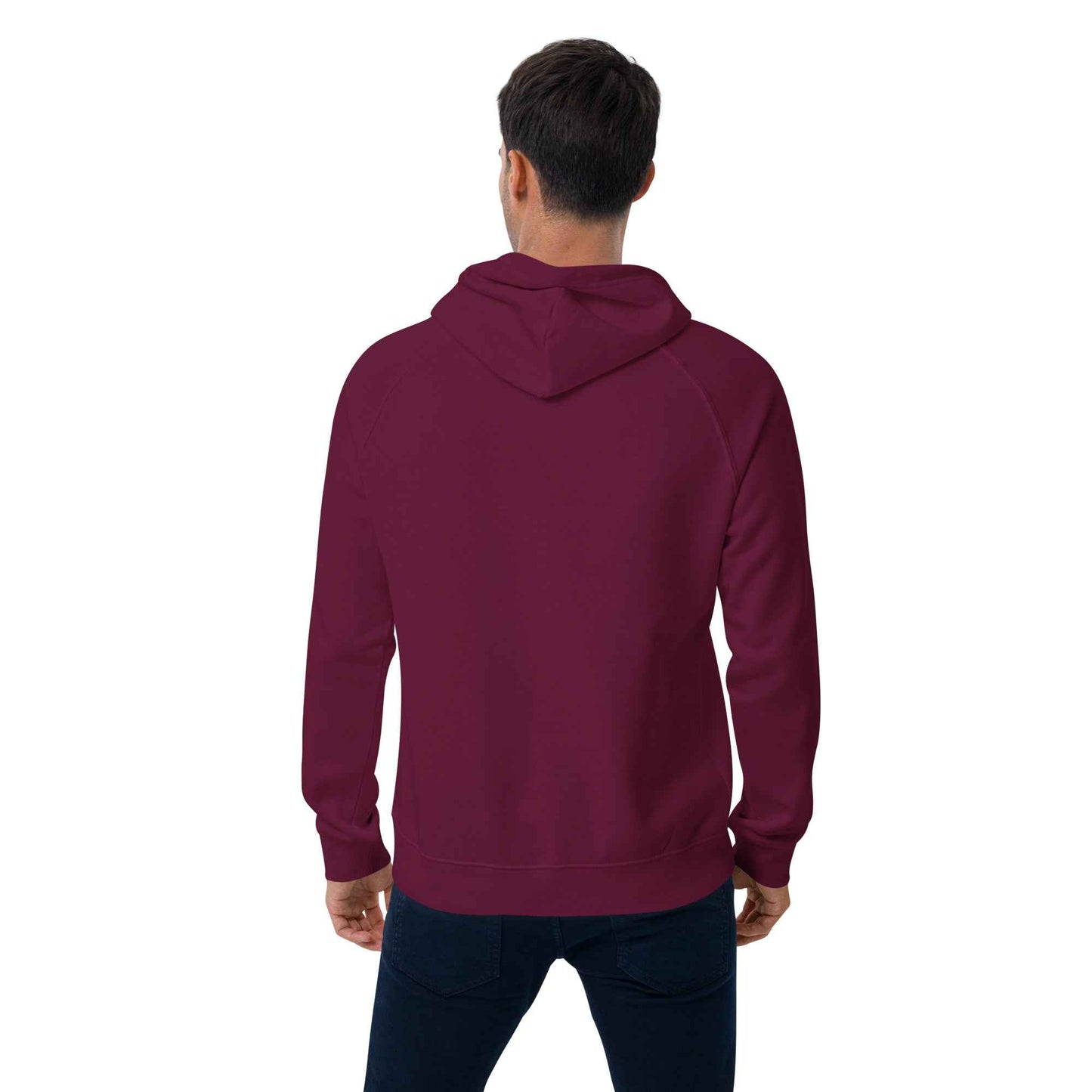 “Midnight Pumpkins” The Jack-O-Lantern Parade Unisex eco raglan hoodie