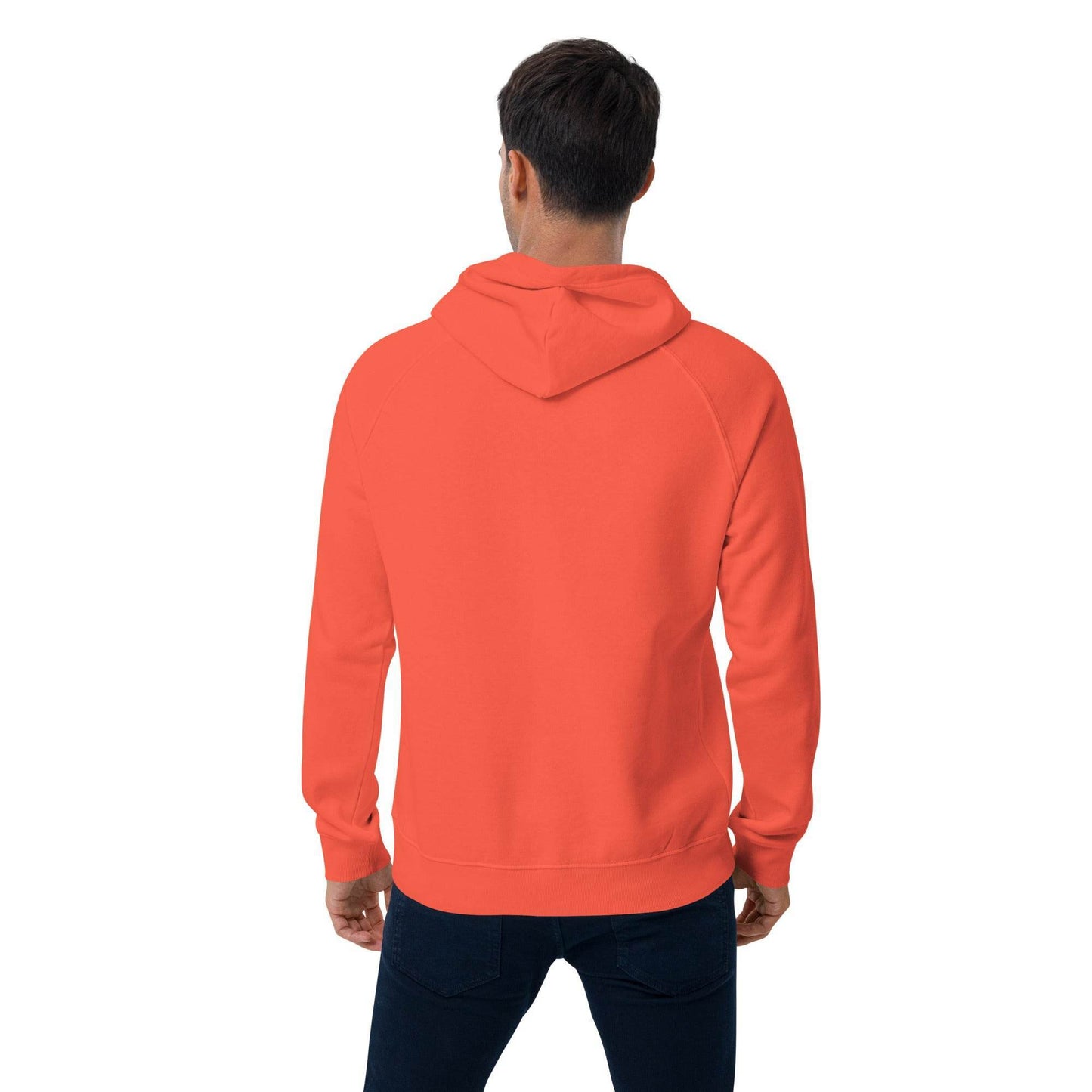 Be Kind, Rewind Forever Unisex eco raglan hoodie from Rare Plus Apparel – unique movie & pop culture inspired design.