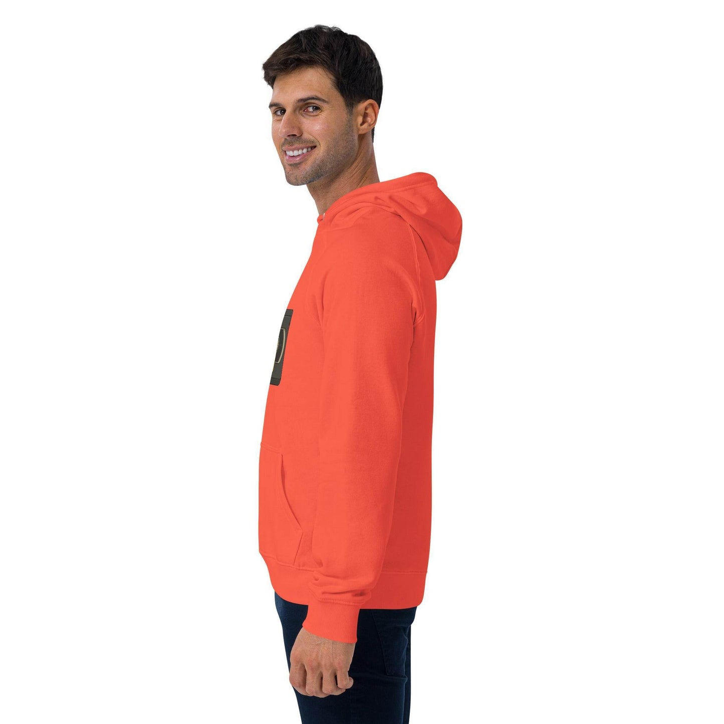 Be Kind, Rewind Forever Unisex eco raglan hoodie from Rare Plus Apparel – unique movie & pop culture inspired design.