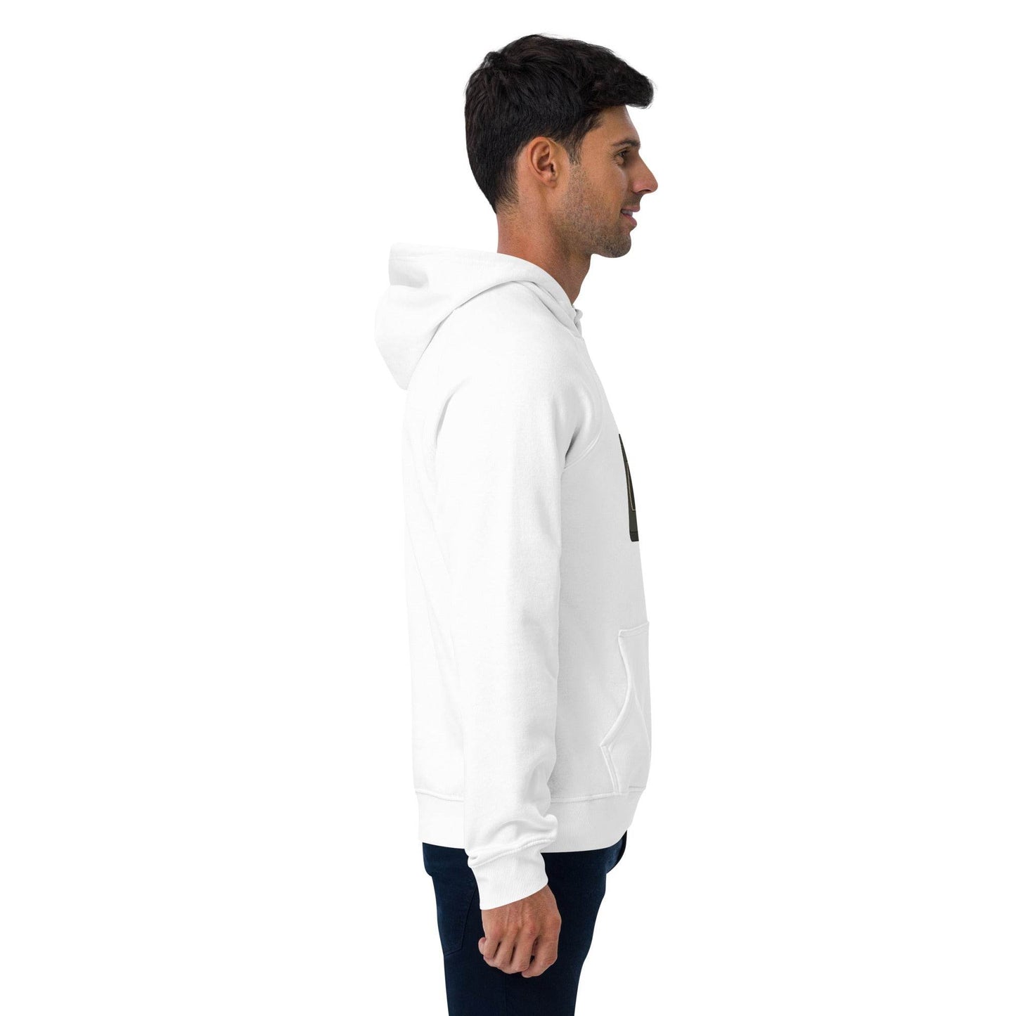Be Kind, Rewind Forever Unisex eco raglan hoodie from Rare Plus Apparel – unique movie & pop culture inspired design.