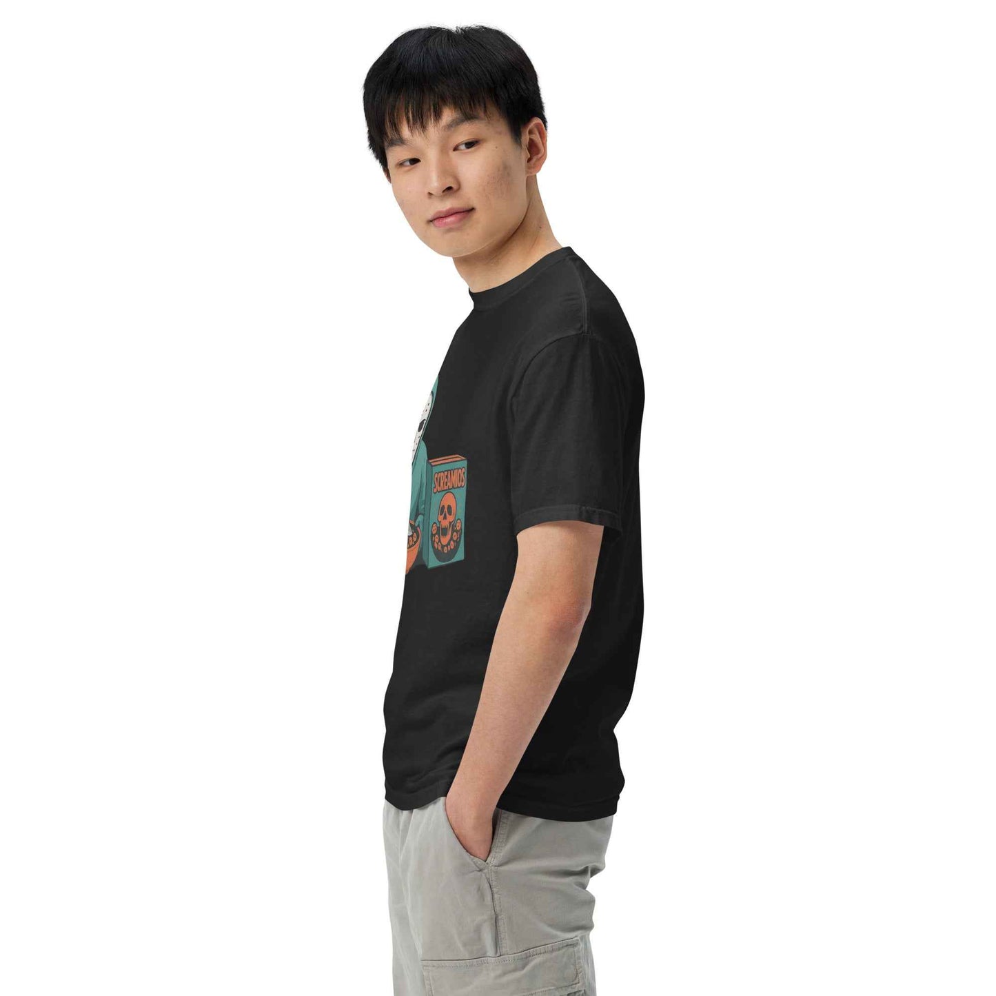 Cereal Killer – Morning Slasher Club Unisex garment-dyed heavyweight t-shirt