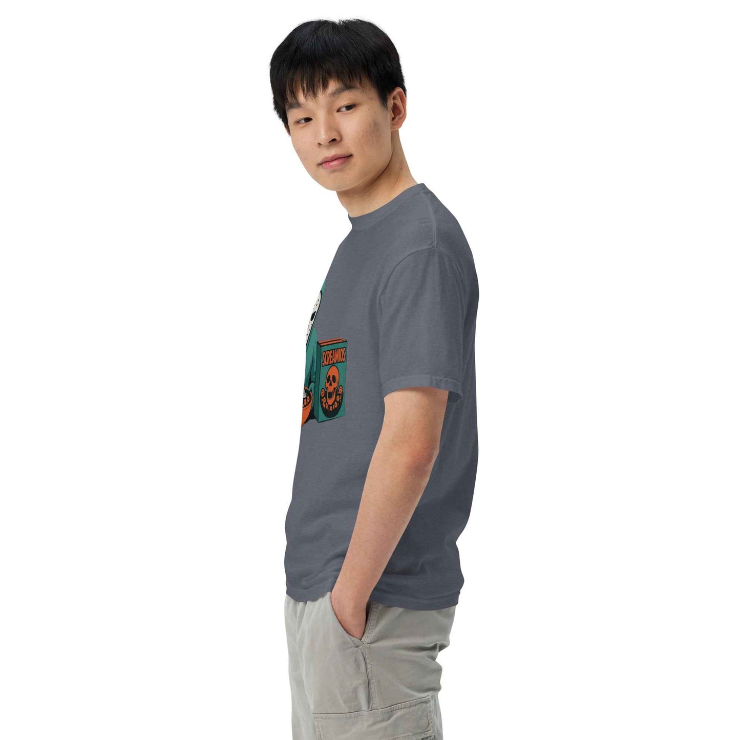 Cereal Killer – Morning Slasher Club Unisex garment-dyed heavyweight t-shirt