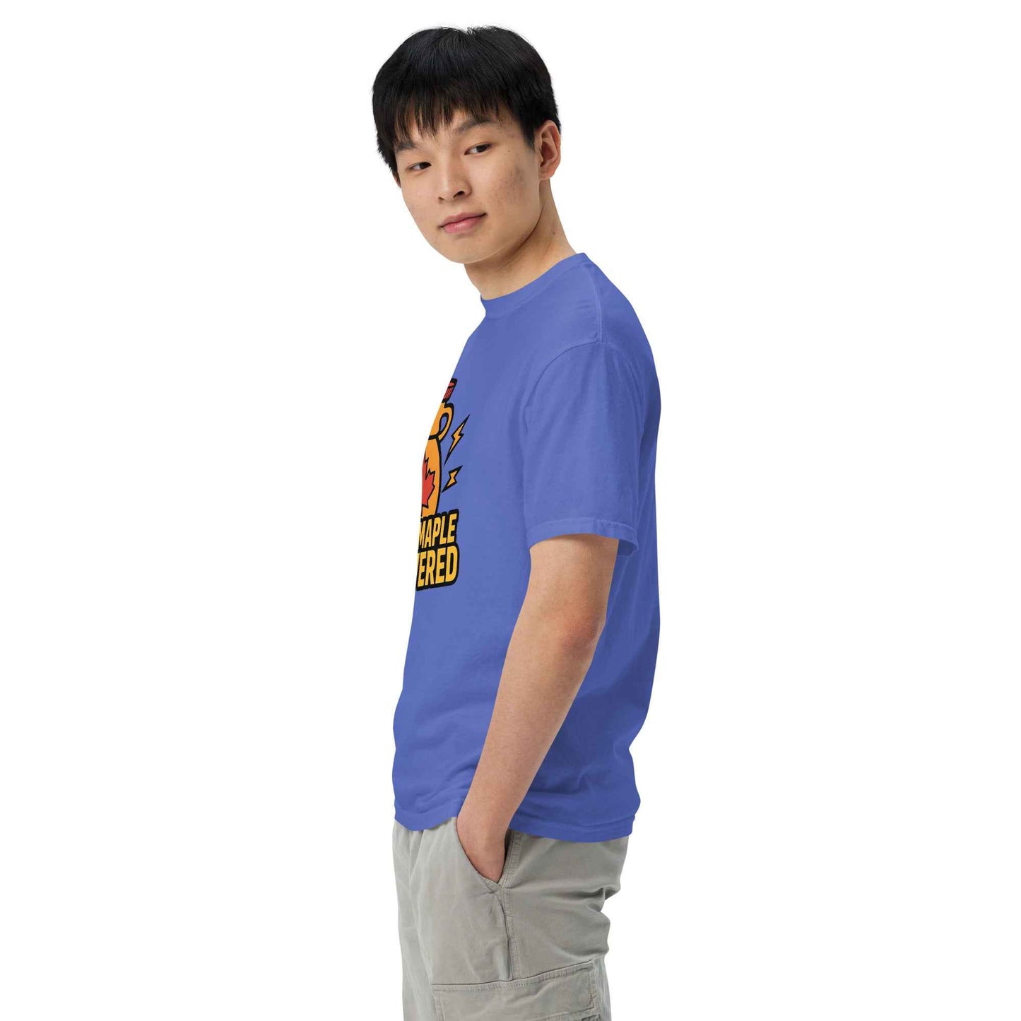 100% Maple Powered Unisex garment-dyed heavyweight t-shirt