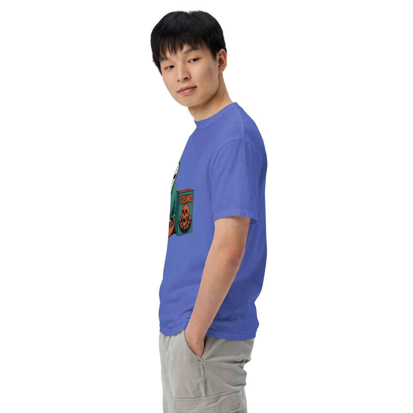 Cereal Killer – Morning Slasher Club Unisex garment-dyed heavyweight t-shirt