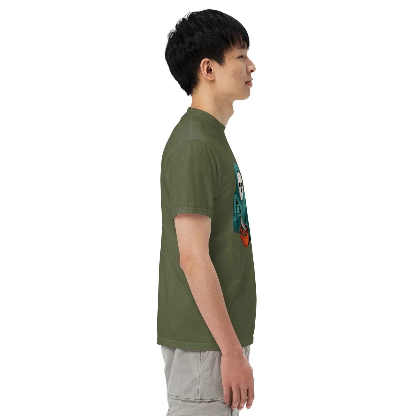 Cereal Killer – Morning Slasher Club Unisex garment-dyed heavyweight t-shirt