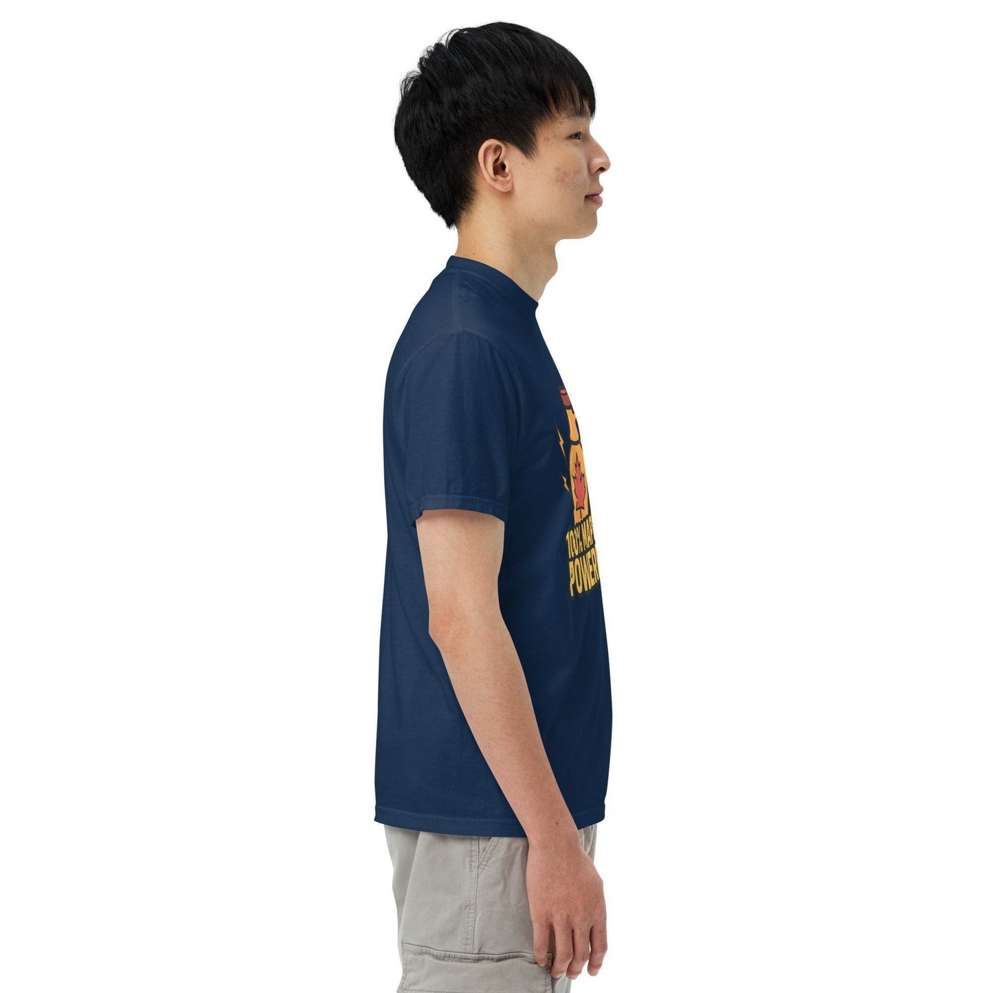 100% Maple Powered Unisex garment-dyed heavyweight t-shirt from Rare Plus Apparel – unique movie & pop culture inspired design.
