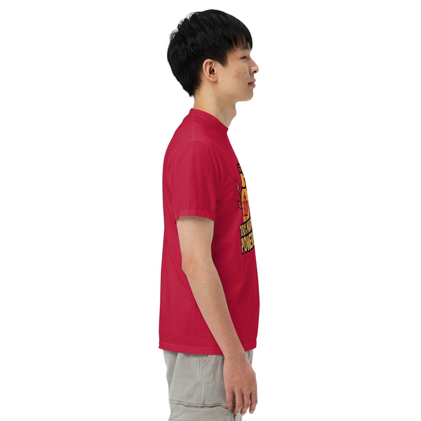 100% Maple Powered Unisex garment-dyed heavyweight t-shirt from Rare Plus Apparel – unique movie & pop culture inspired design.