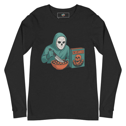 Cereal Killer – Morning Slasher Club Unisex Long Sleeve Tee