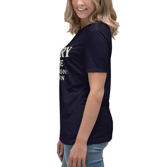 Derry Maine — Population: Unknown Women's Relaxed T-Shirt