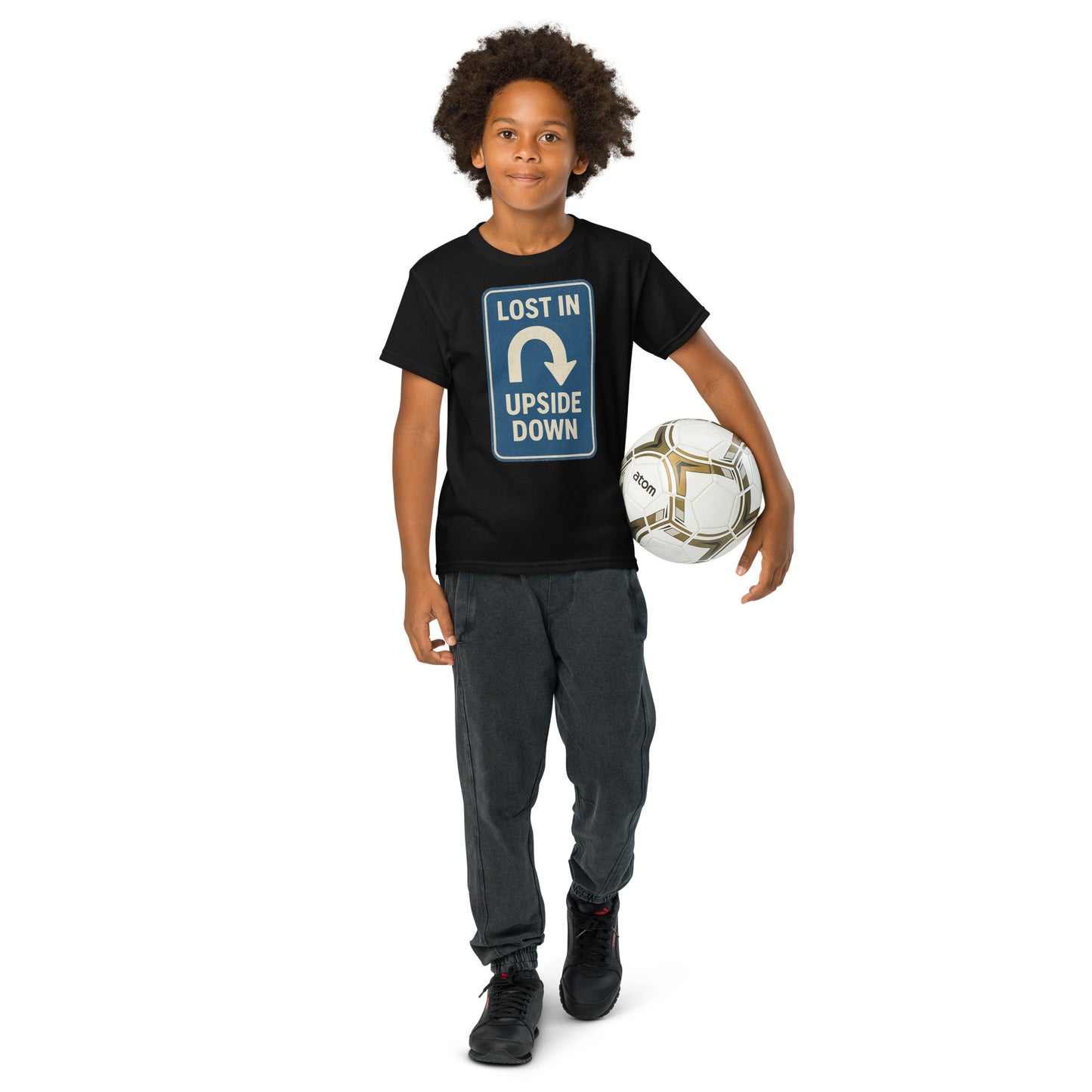 Lost in the Upside Down Youth t-shirt from Rare Plus Apparel – unique movie & pop culture inspired design.