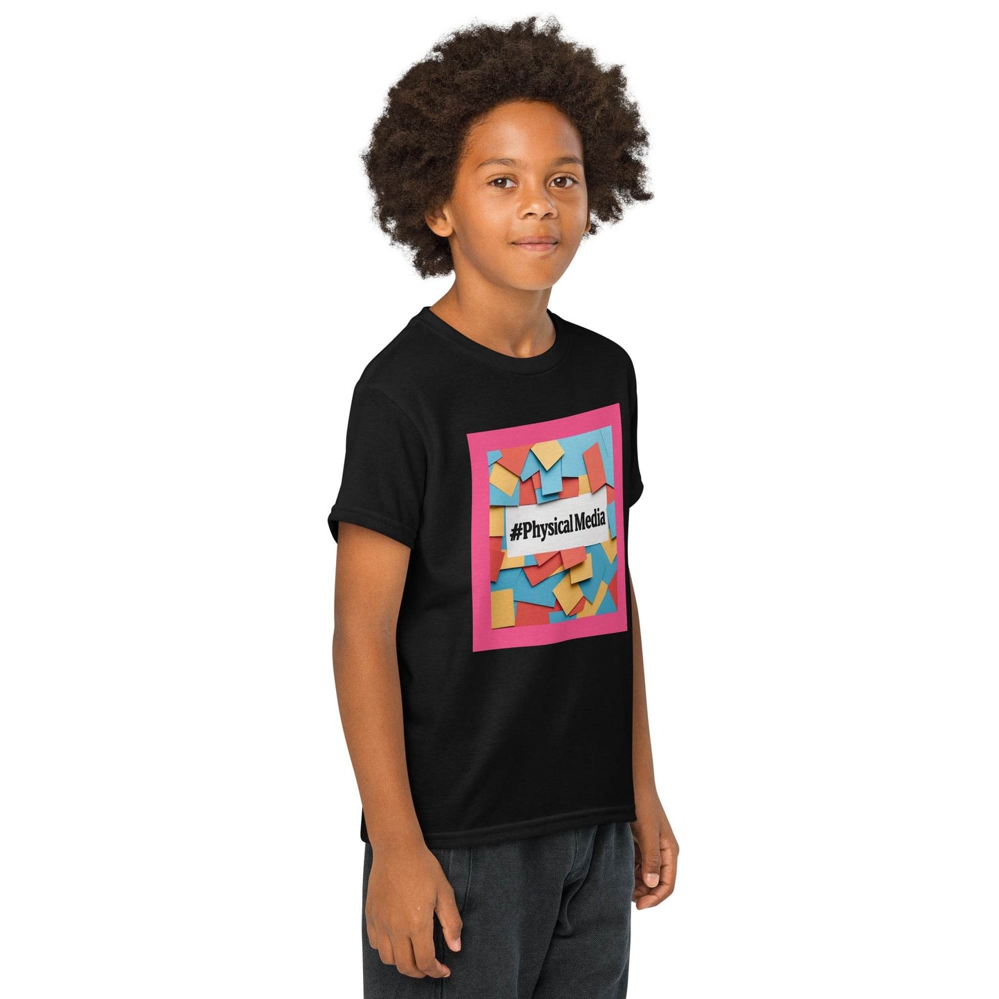 #PhysicalMedia Youth t-shirt - Rare Plus Apparel!