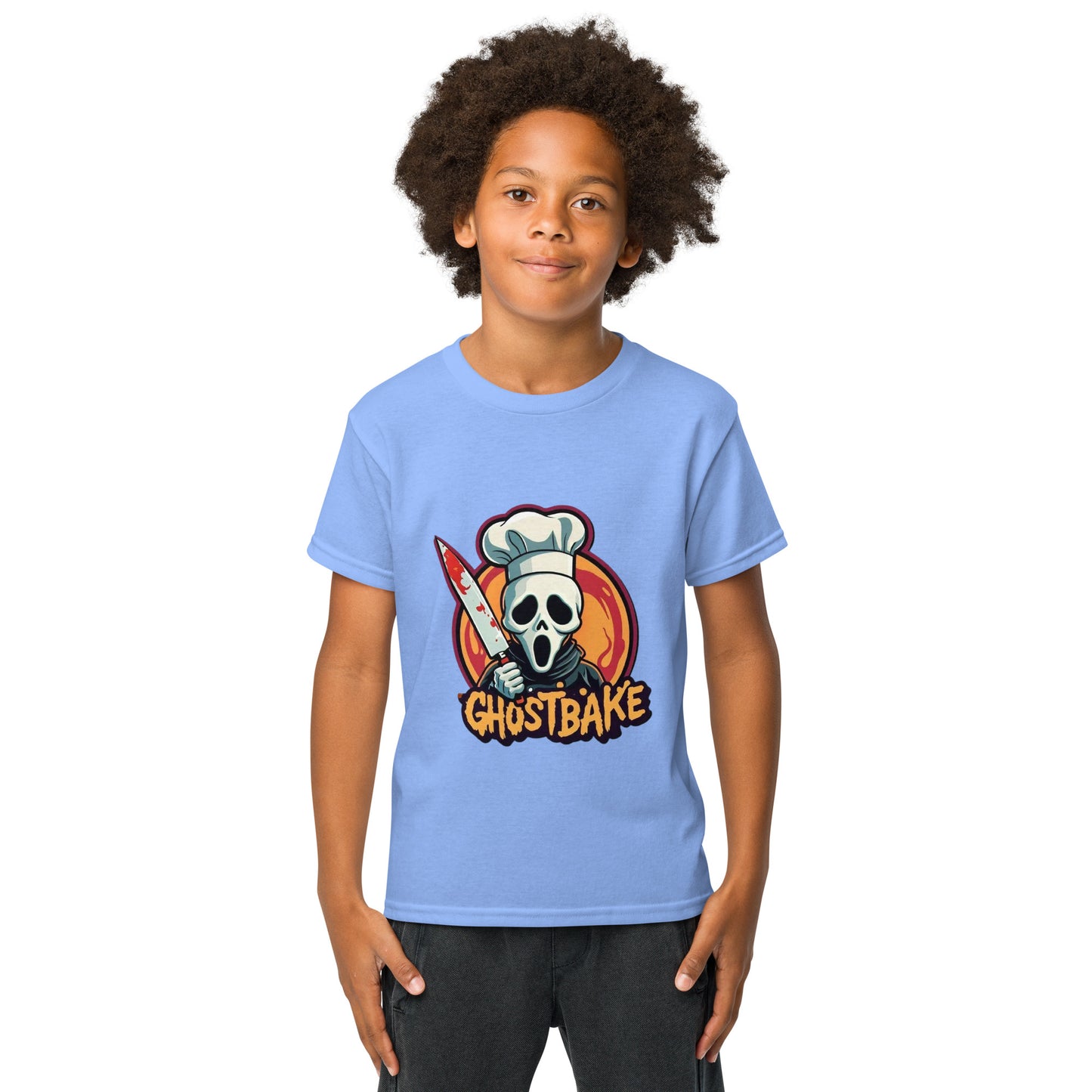 GhostBake Youth t-shirt from Rare Plus Apparel – unique movie & pop culture inspired design.