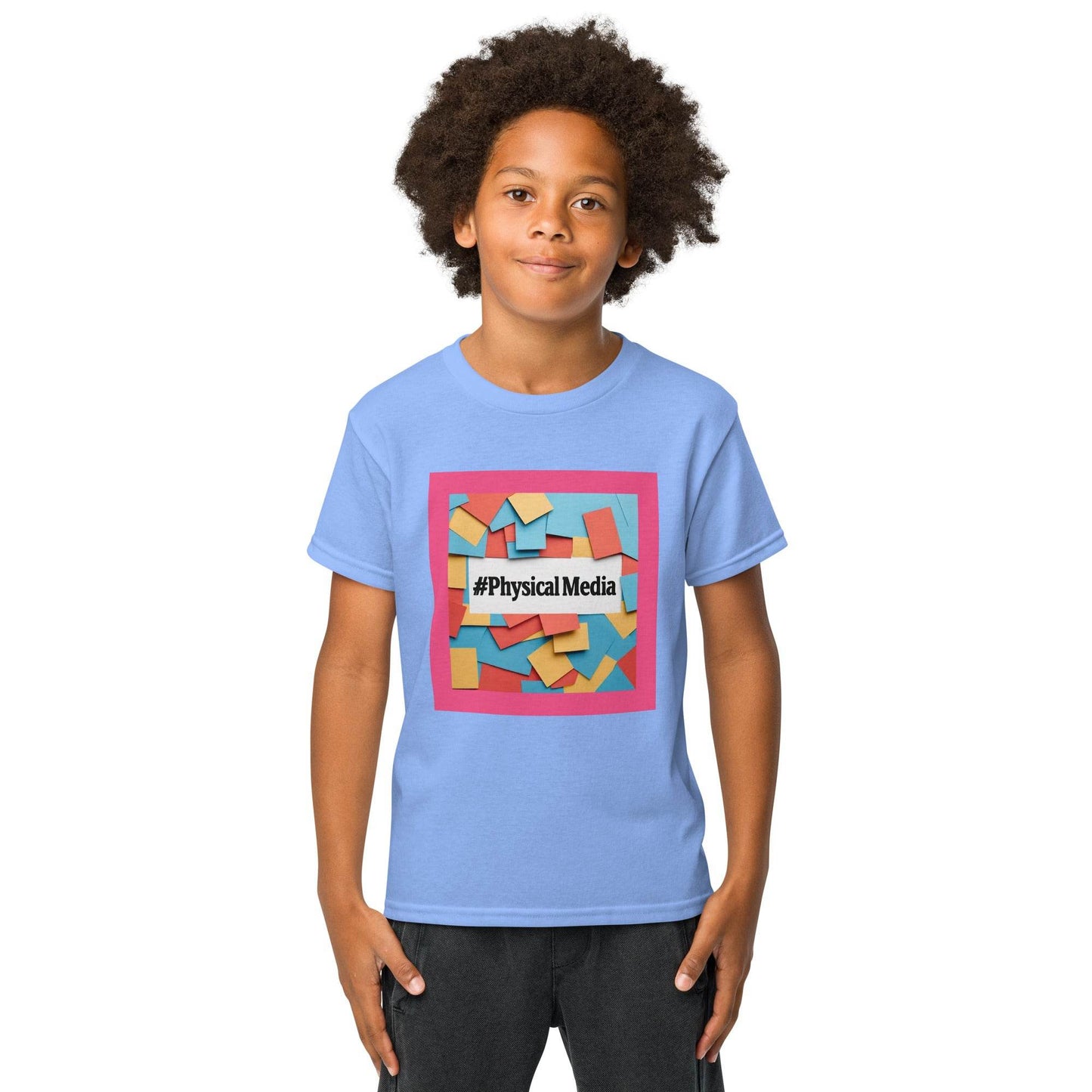 #PhysicalMedia Youth t-shirt - Rare Plus Apparel!