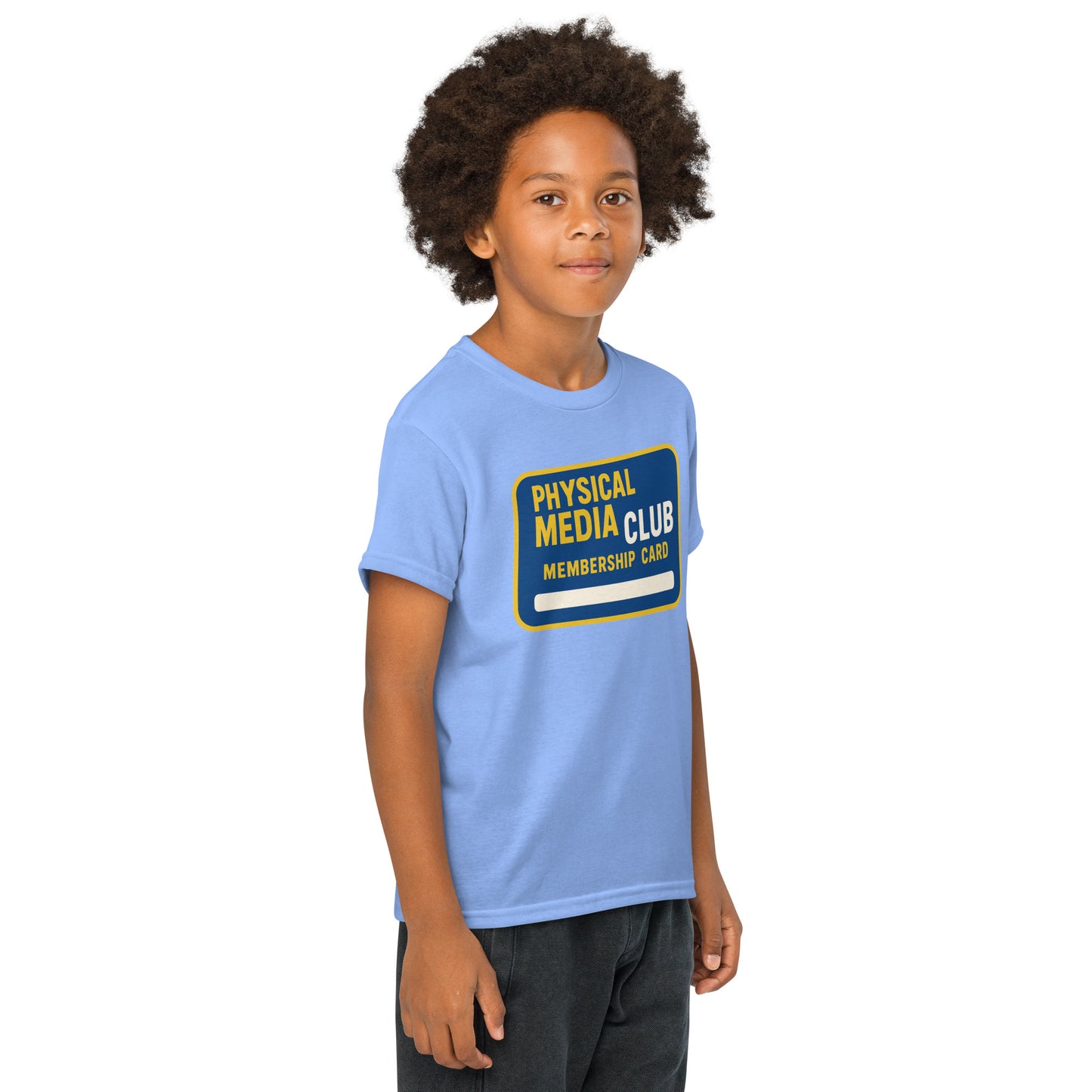 Physical Media Club Youth t-shirt from Rare Plus Apparel – unique movie & pop culture inspired design.