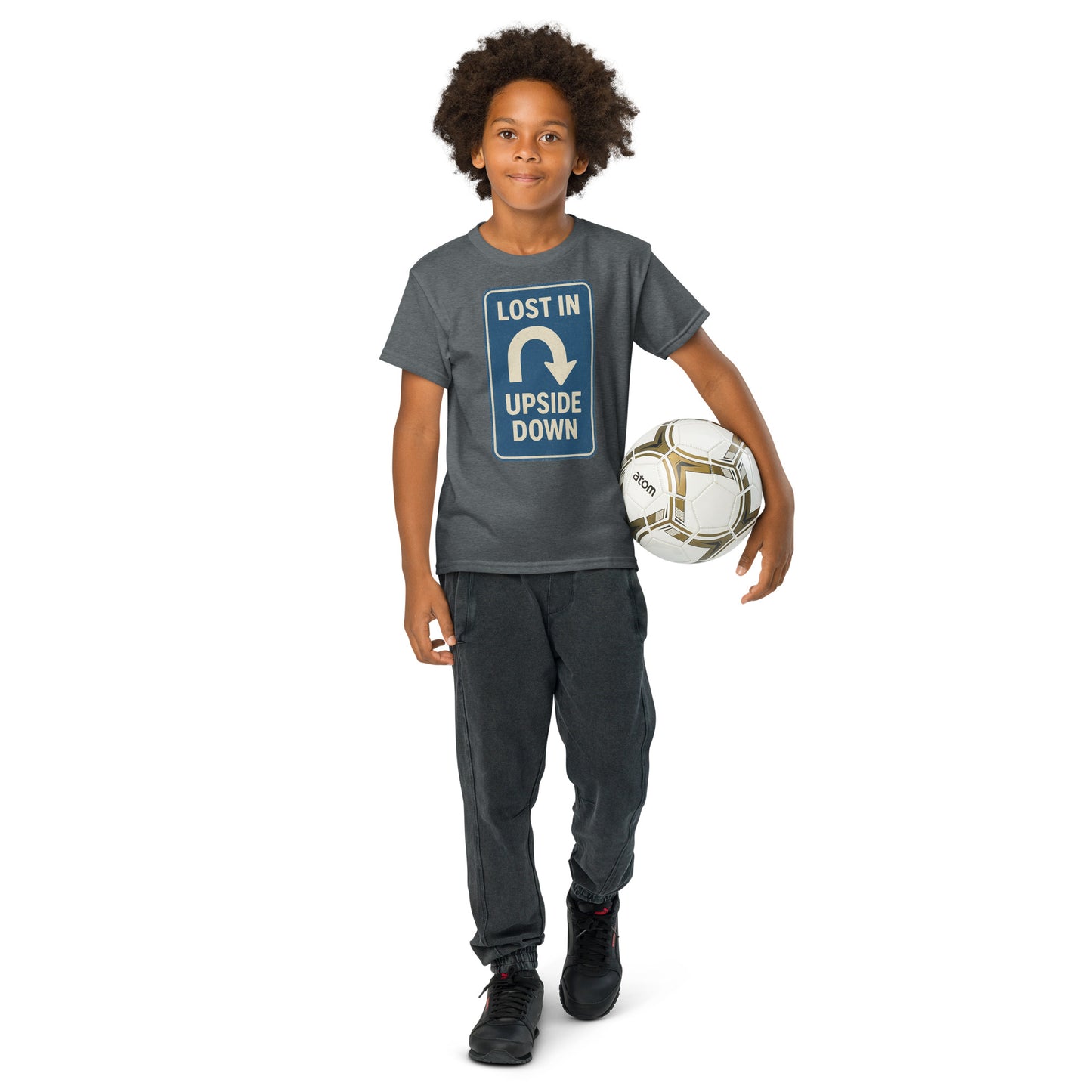 Lost in the Upside Down Youth t-shirt from Rare Plus Apparel – unique movie & pop culture inspired design.