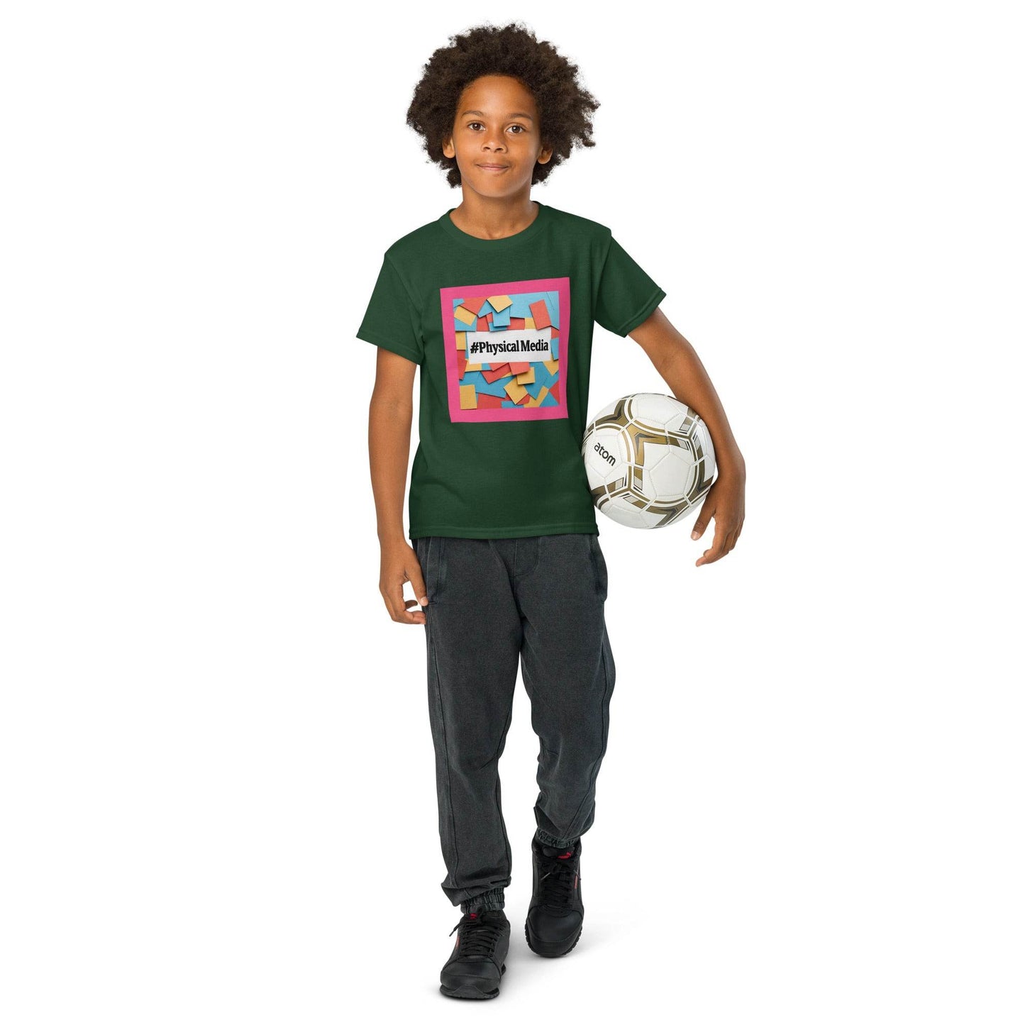 #PhysicalMedia Youth t-shirt - Rare Plus Apparel!