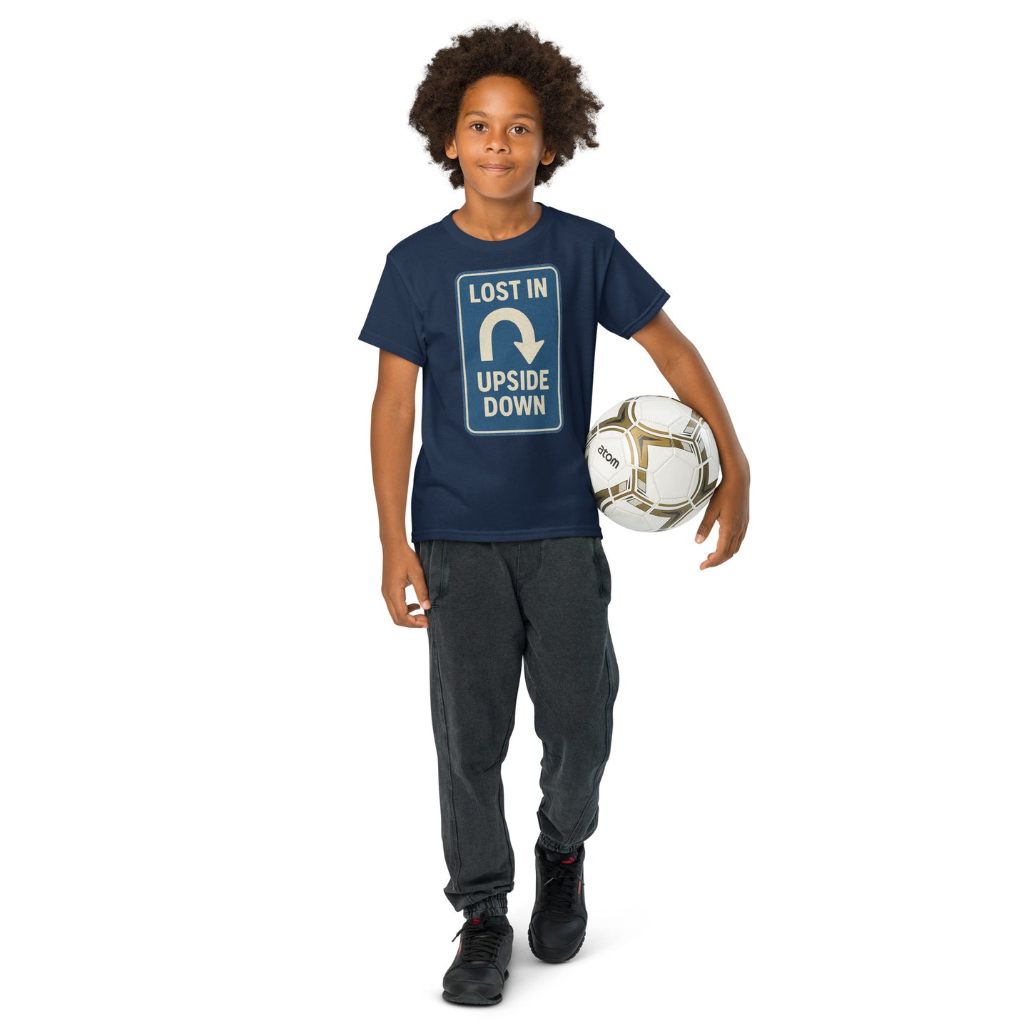 Lost in the Upside Down Youth t-shirt from Rare Plus Apparel – unique movie & pop culture inspired design.