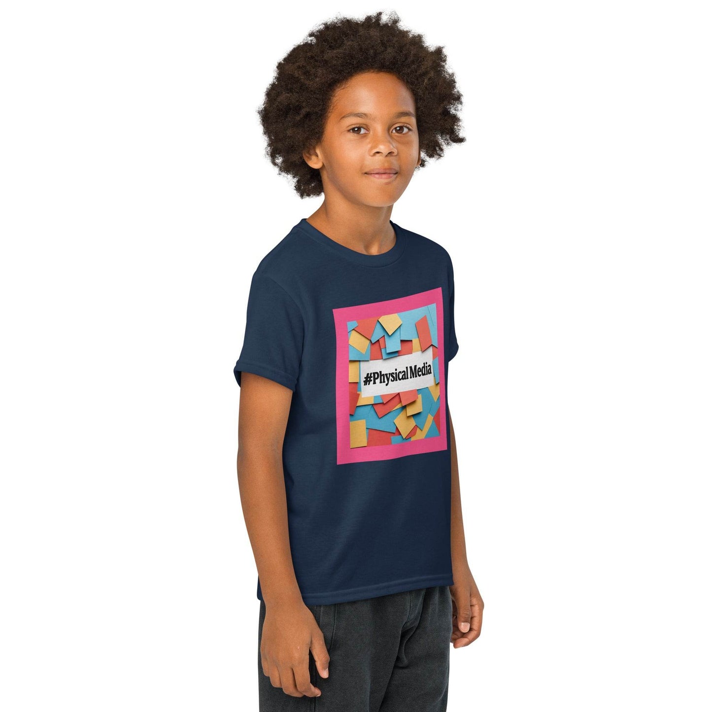#PhysicalMedia Youth t-shirt - Rare Plus Apparel!