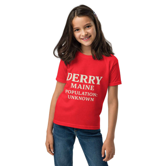 Derry Maine — Population: Unknown Youth t-shirt
