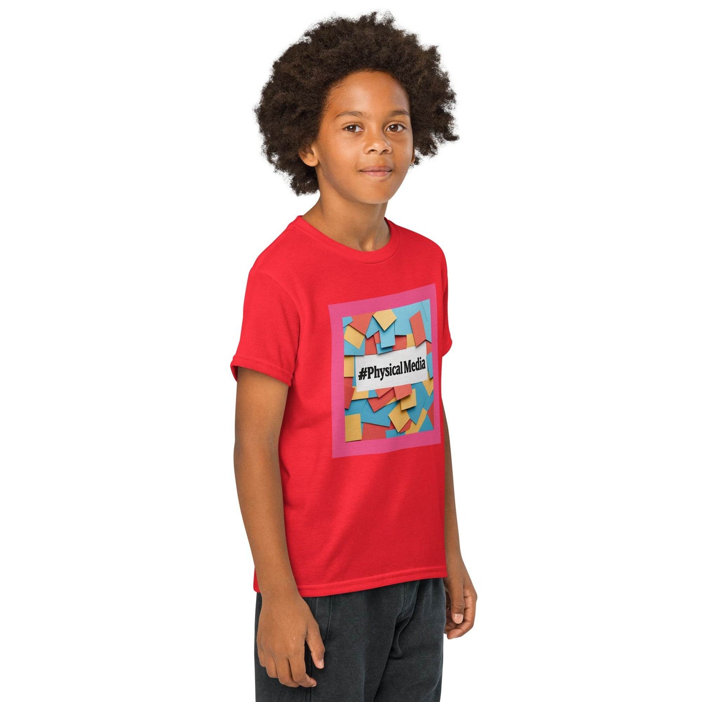 #PhysicalMedia Youth t-shirt - Rare Plus Apparel!