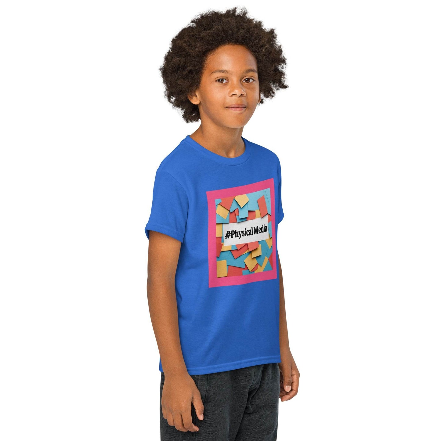 #PhysicalMedia Youth t-shirt - Rare Plus Apparel!