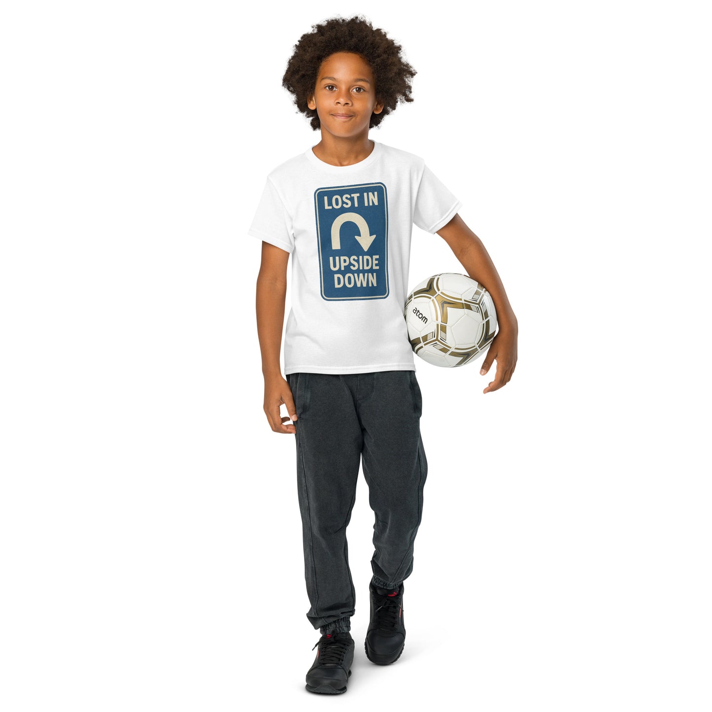 Lost in the Upside Down Youth t-shirt from Rare Plus Apparel – unique movie & pop culture inspired design.