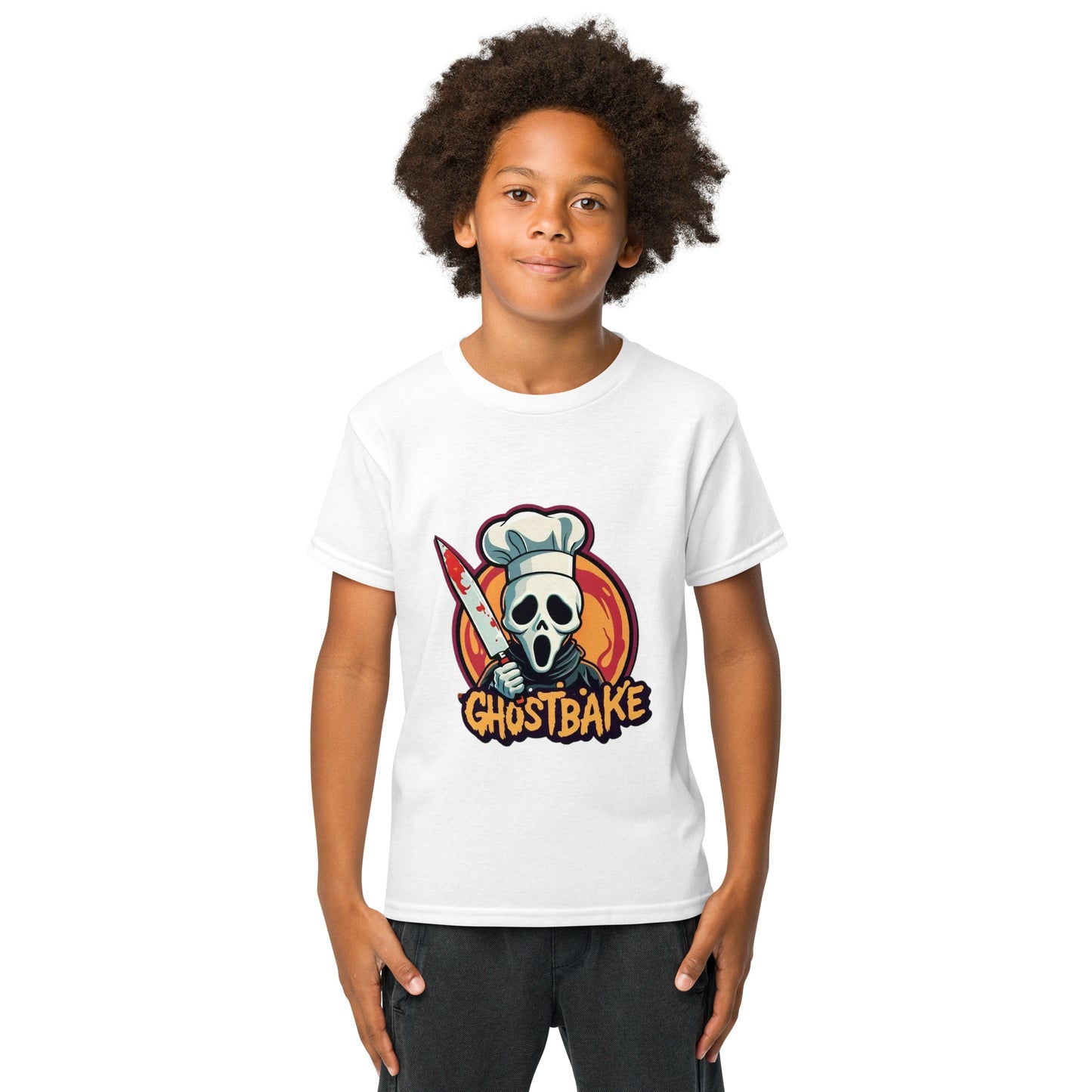 GhostBake Youth t-shirt from Rare Plus Apparel – unique movie & pop culture inspired design.