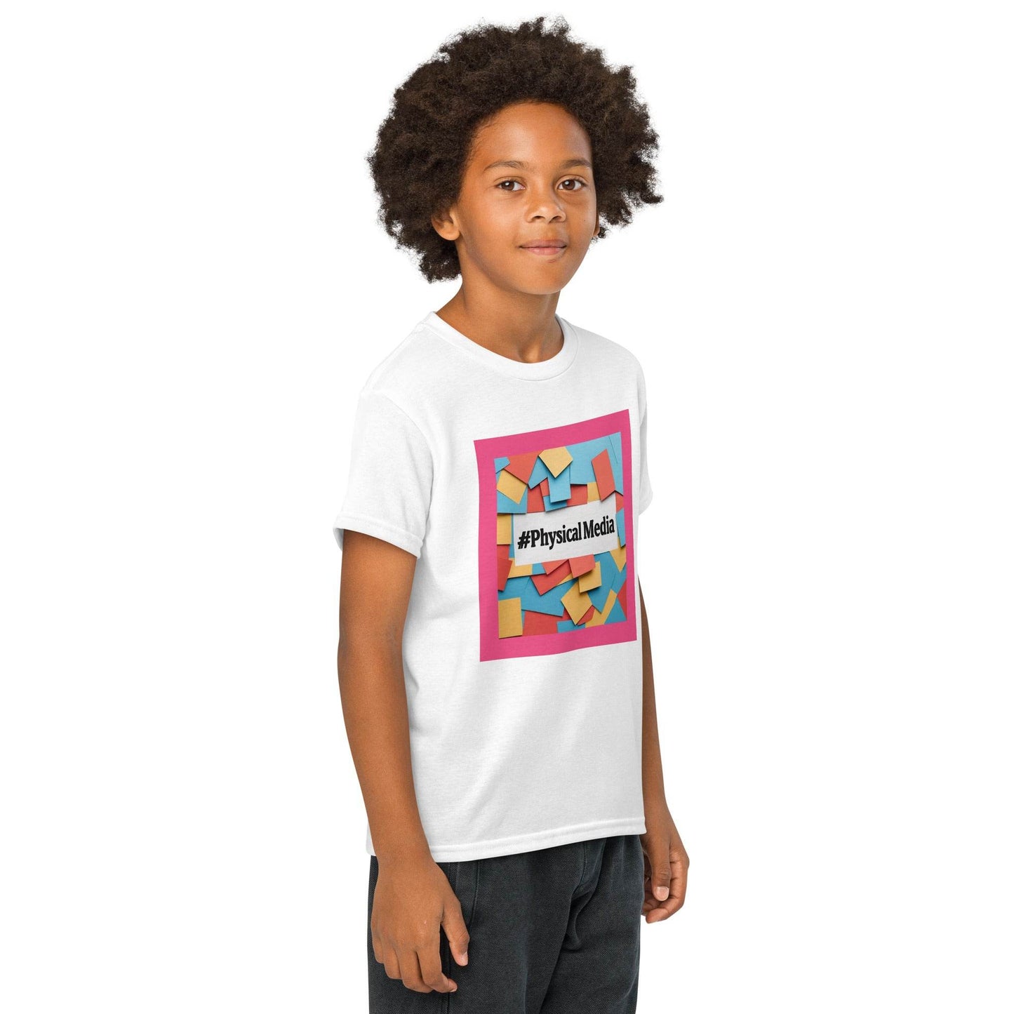 #PhysicalMedia Youth t-shirt - Rare Plus Apparel!