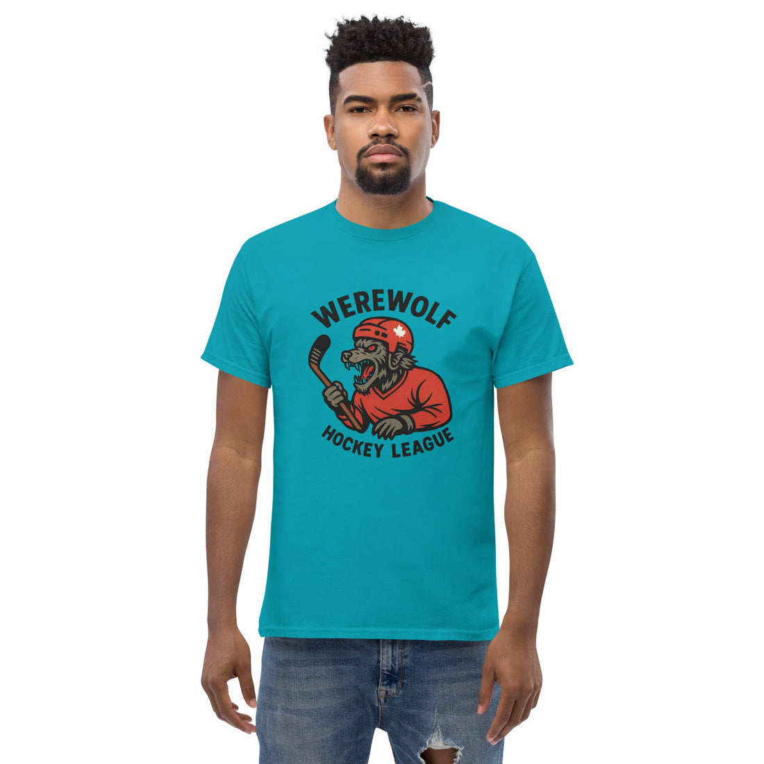 Werewolf Hockey League Tee - Unisex Classic Tee for True Fans