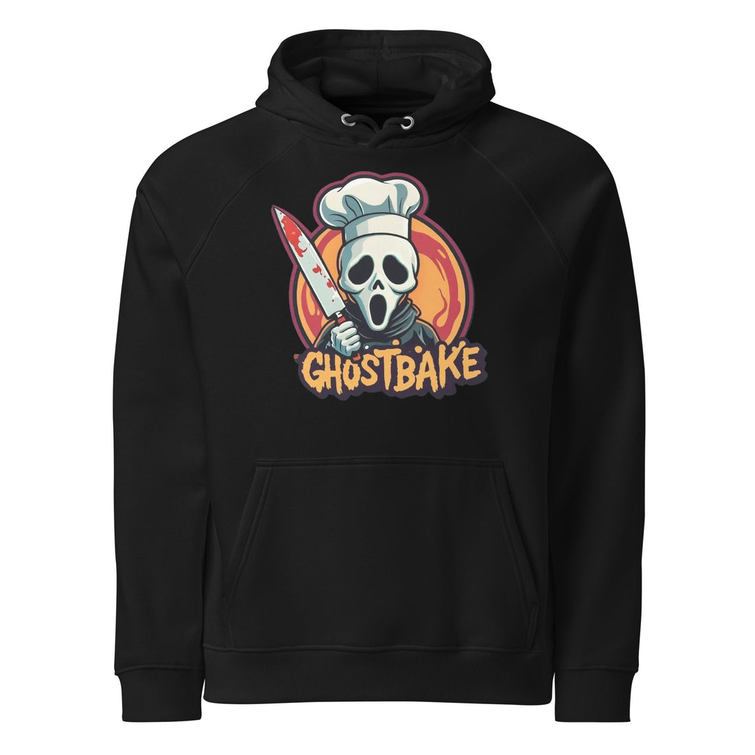 GhostBake Eco Raglan Hoodie for Unisex Comfort and Style