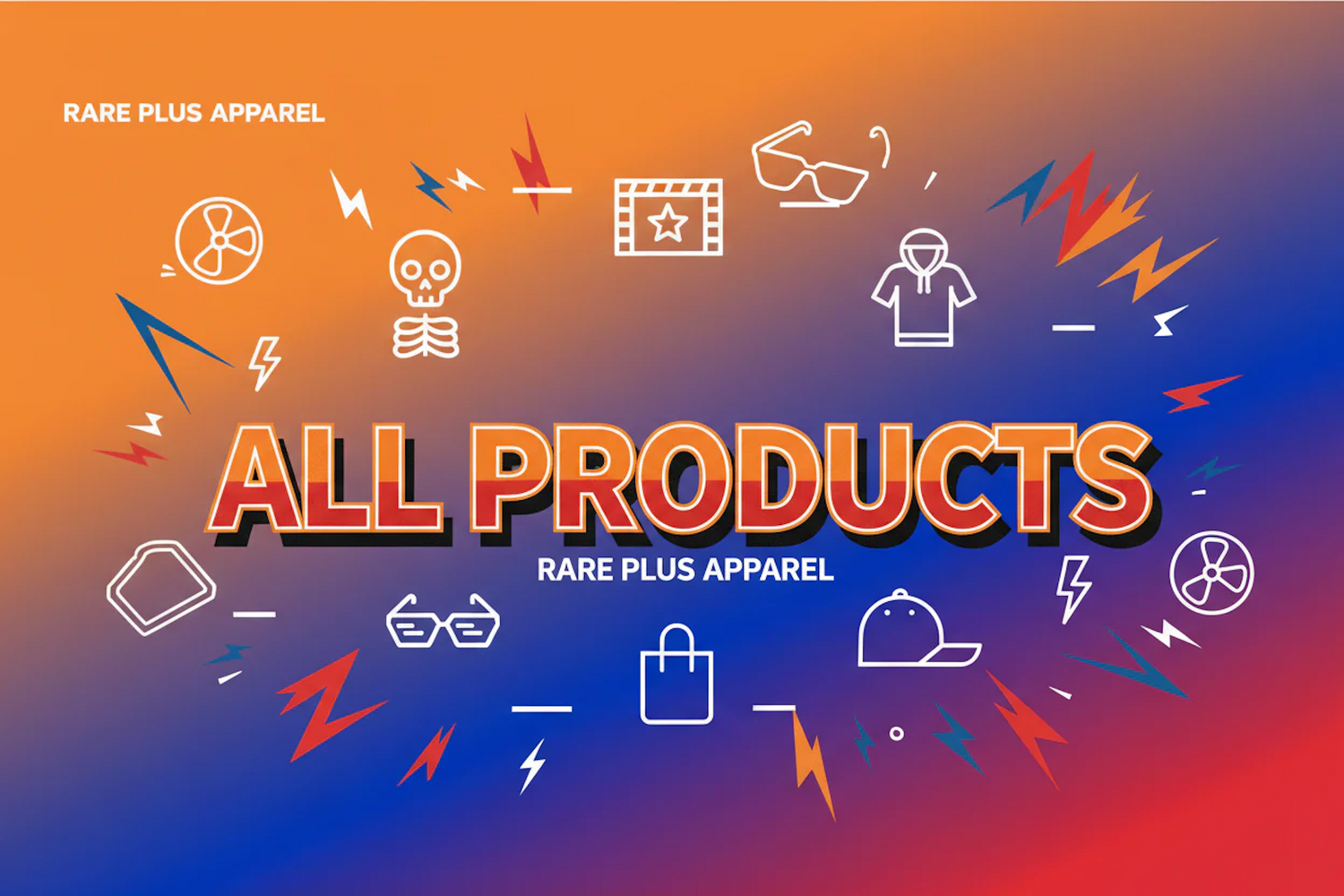 Rare Plus Apparel! All Products Collection Header Image