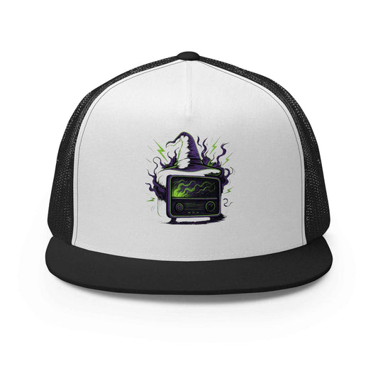 “Witching Hour Radio” Spells, Static & Screams Trucker Cap