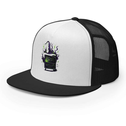 “Witching Hour Radio” Spells, Static & Screams Trucker Cap