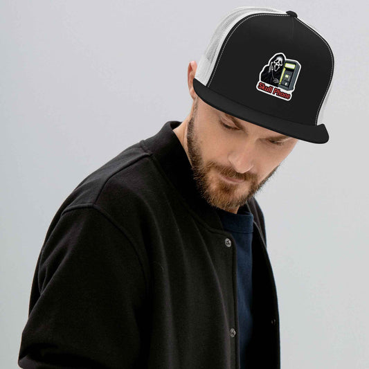 Skull Phone Skeleton Trucker Cap