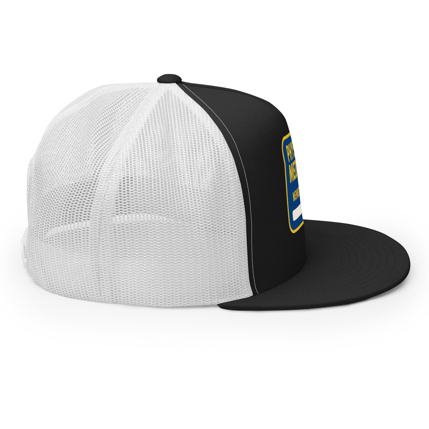Physical Media Club Trucker Cap  from Rare Plus Apparel – unique movie & pop culture inspired design.