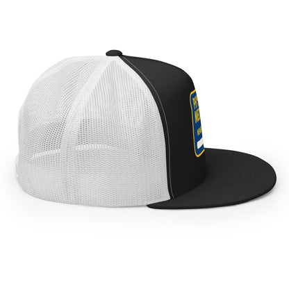 Physical Media Club Trucker Cap  from Rare Plus Apparel – unique movie & pop culture inspired design.