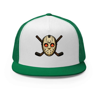 Hockey Mask Haunt Trucker Cap