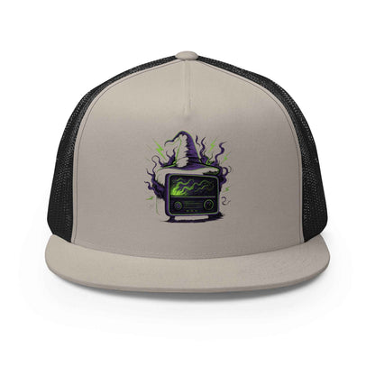“Witching Hour Radio” Spells, Static & Screams Trucker Cap