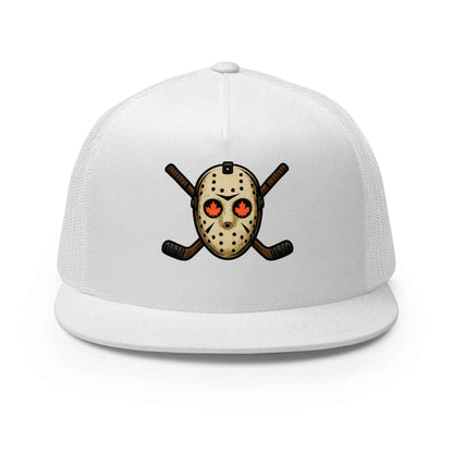 Hockey Mask Haunt Trucker Cap