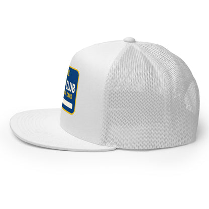 Physical Media Club Trucker Cap  from Rare Plus Apparel – unique movie & pop culture inspired design.