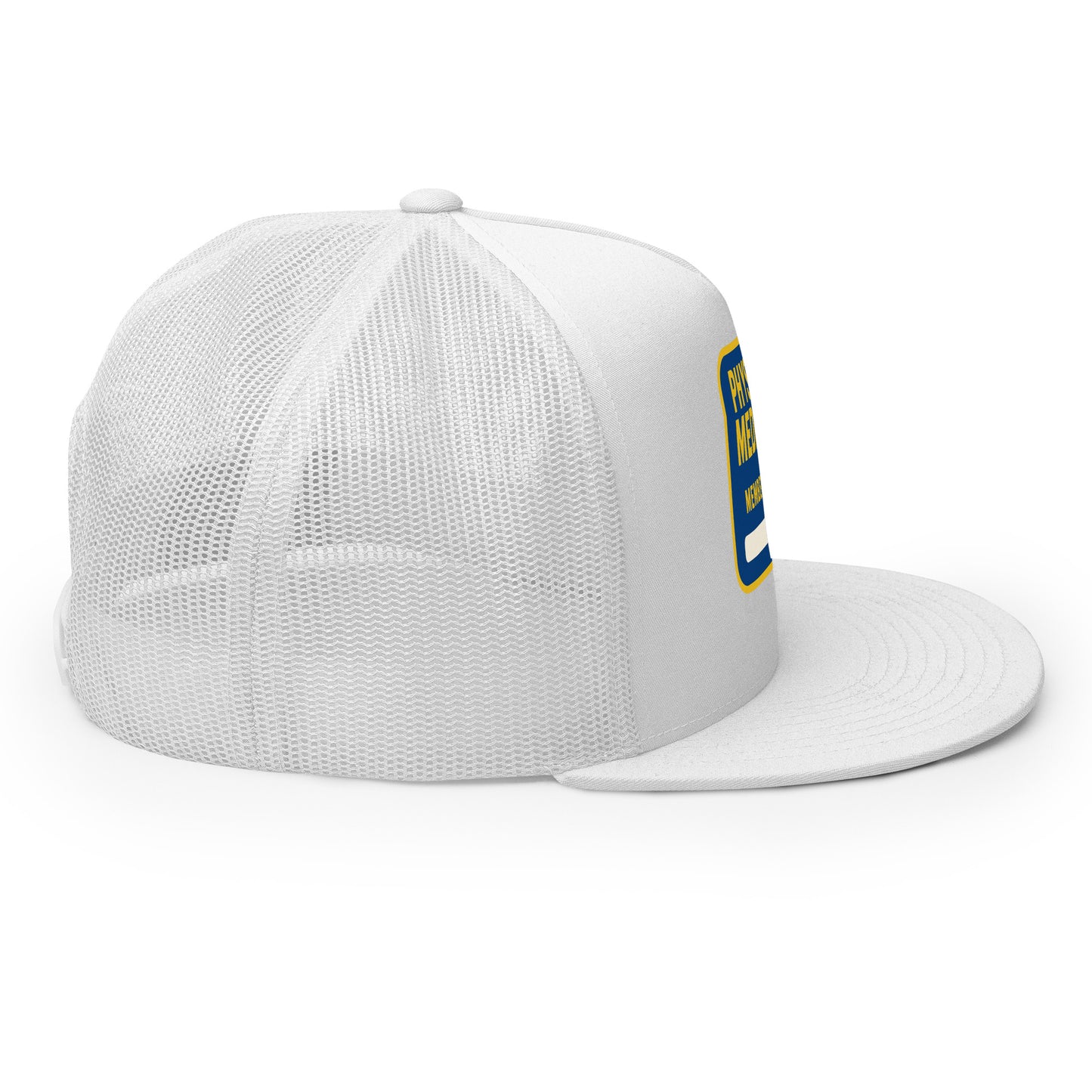 Physical Media Club Trucker Cap  from Rare Plus Apparel – unique movie & pop culture inspired design.