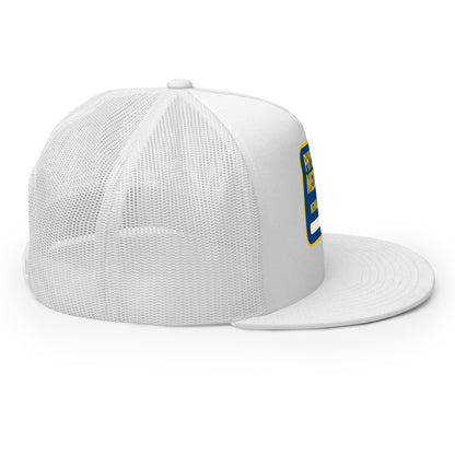Physical Media Club Trucker Cap  from Rare Plus Apparel – unique movie & pop culture inspired design.