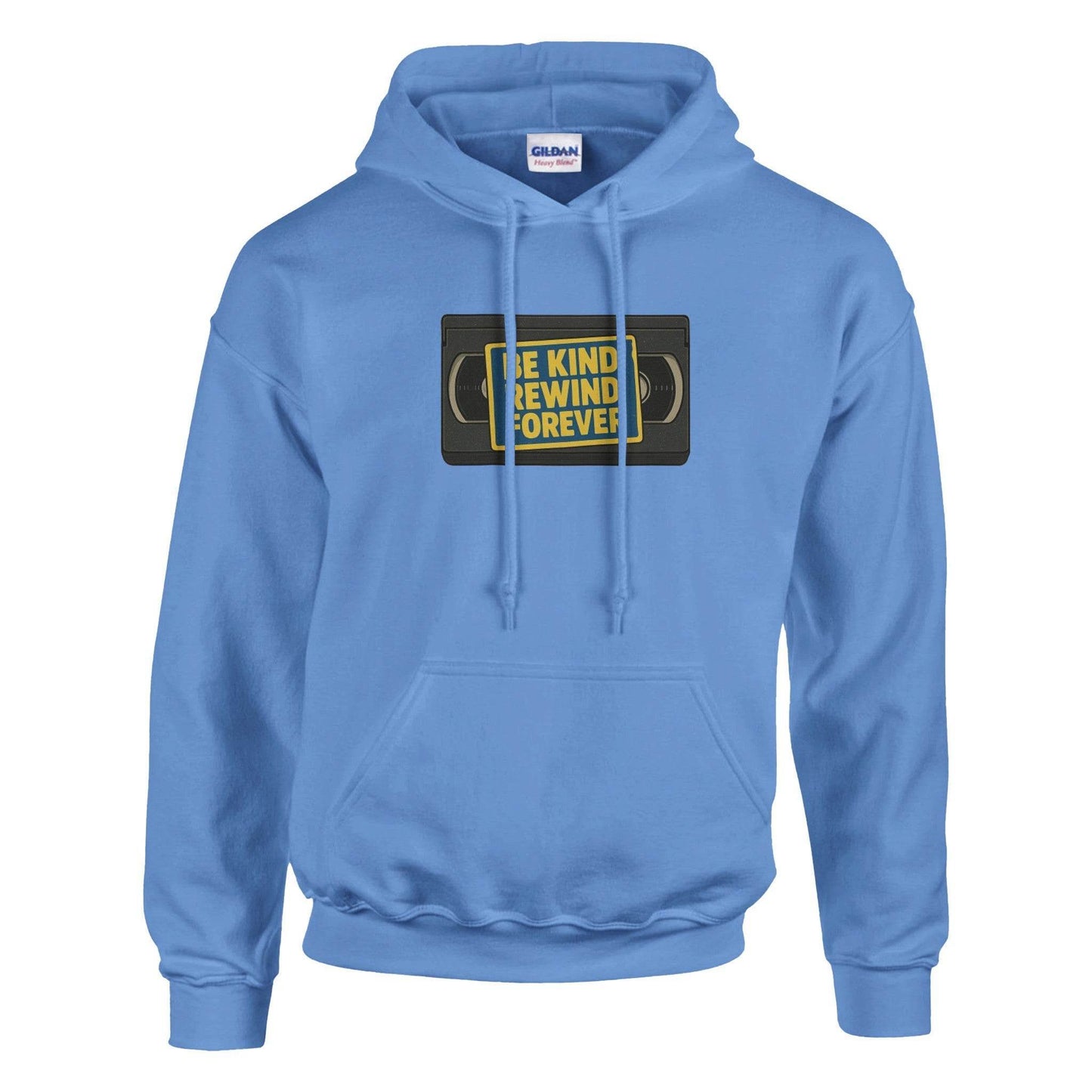 Be Kind, Rewind Forever Classic Unisex Pullover Hoodie | Gildan® 18500  from Rare Plus Apparel – unique movie & pop culture inspired design.